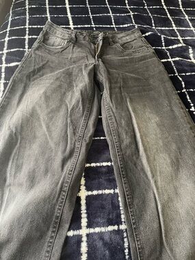Black Baggy Jeans - Relaxed Fit - Essential Streetwear -size 02